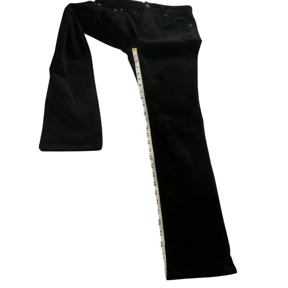 Lauren Ralph Lauren Womens Mid-Rise Black fine corduroy Straight Leg Pants 6P - Picture 11 of 11